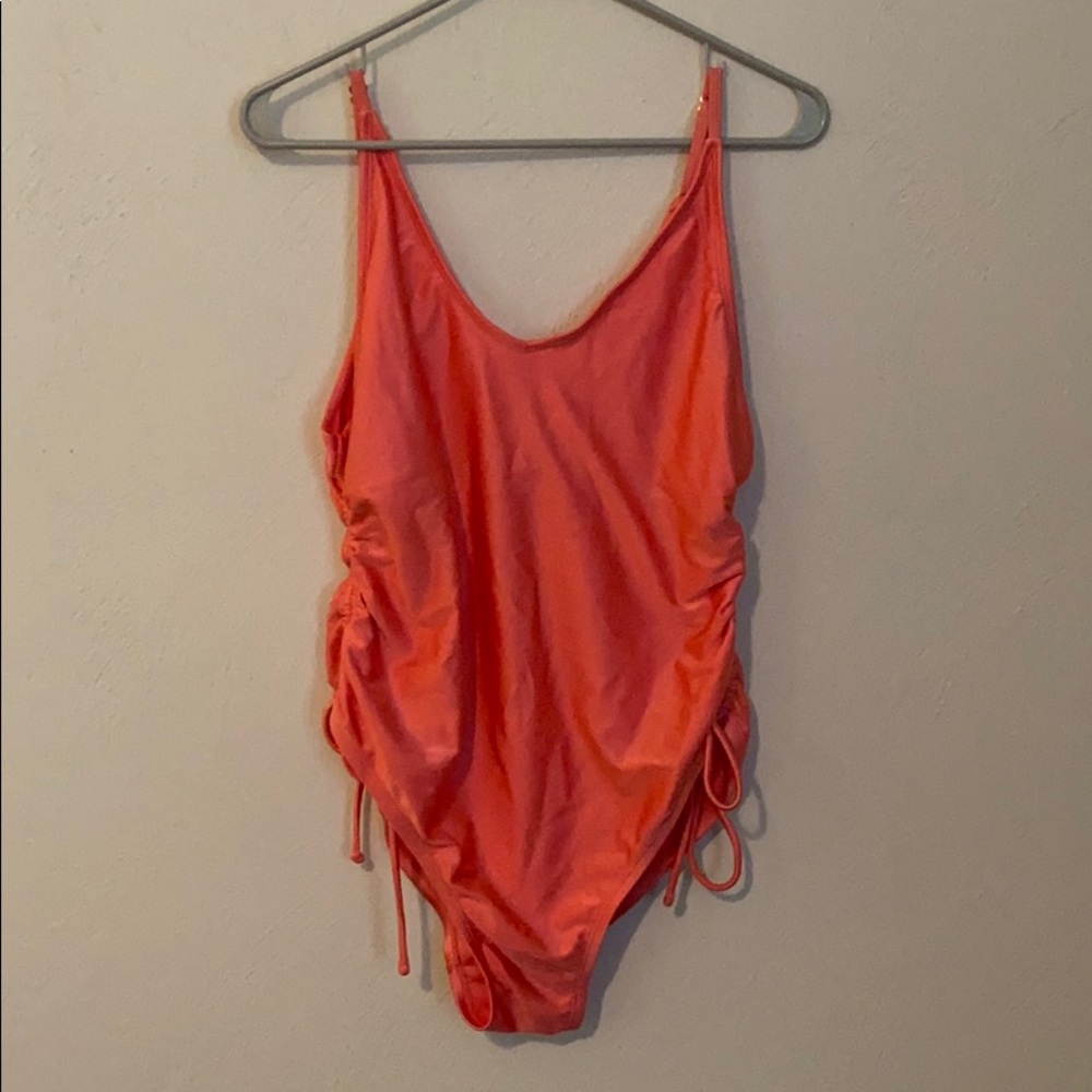 Time and Tru metallic pink one piece!